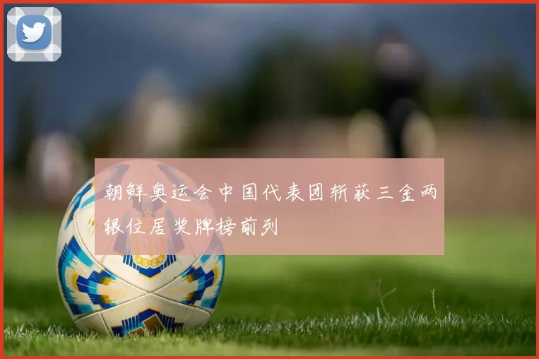 朝鲜奥运会中国代表团斩获三金两银位居奖牌榜前列